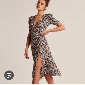 Abercrombie & Fitch Vintage Floral Midi Dress